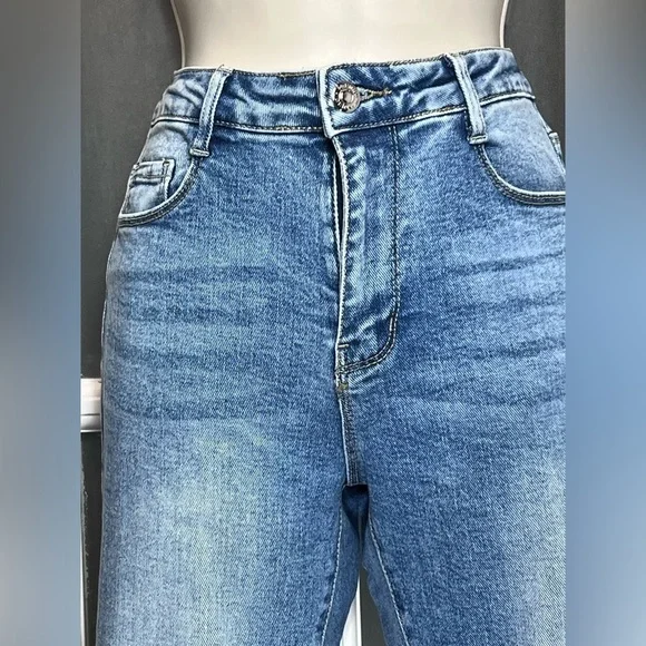 TWO WAY High Rise Flare Leg Jeans - Picture 3 of 5